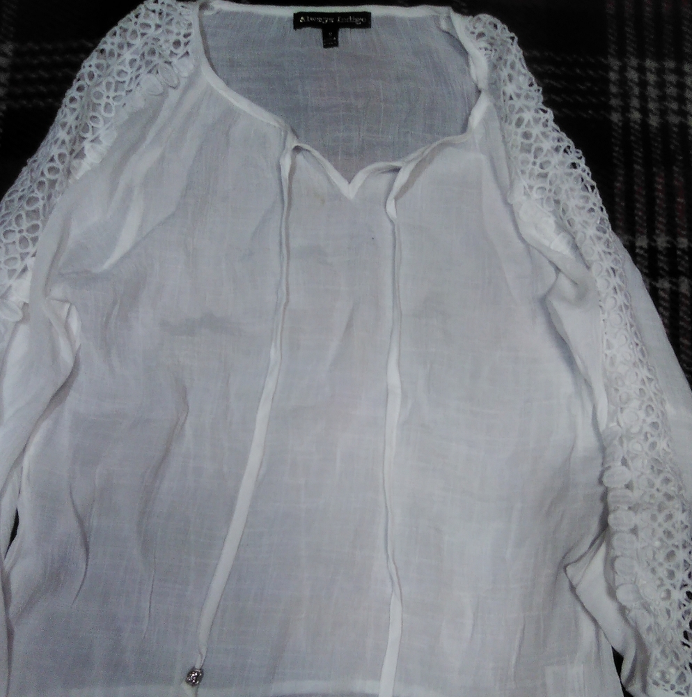 Always Indigo blouse